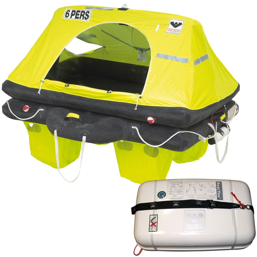 VIKING RescYou Liferaft 8 Person Container Offshore Pack - Marine Safety | Life Rafts - VIKING