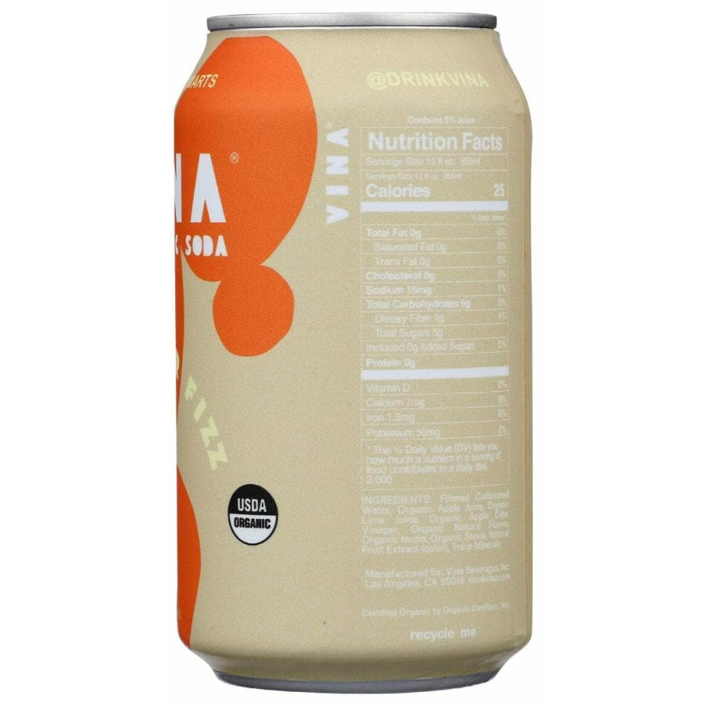 VINA Grocery > Beverages > Sodas VINA Bev Ginger Fizz Org, 12 oz