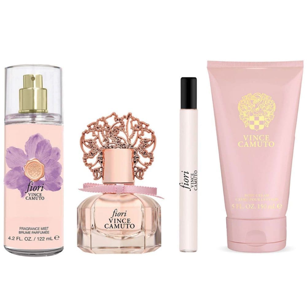 Vince Camuto Fiori Eau De Parfum Spray 4 Piece Gift Set - Luxury Beauty - Vince
