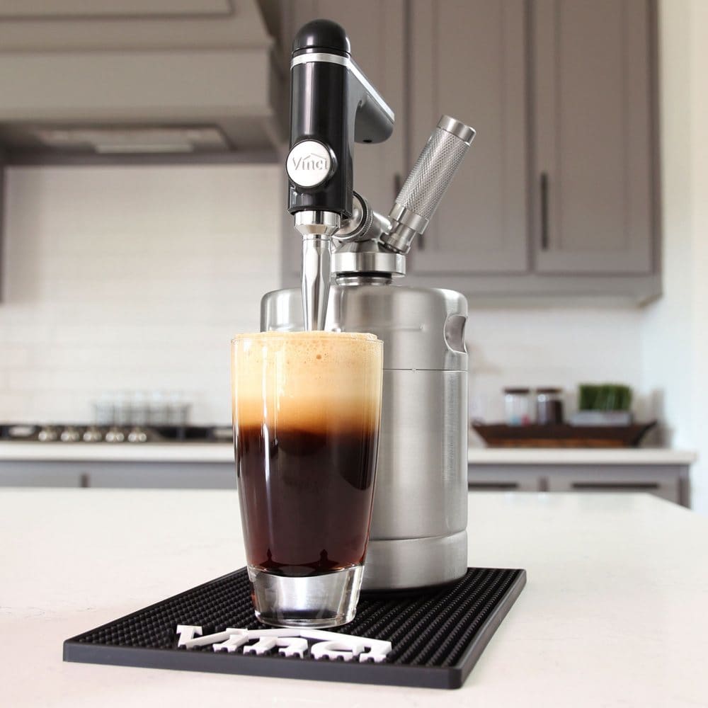 Vinci Nitro Cold Brew Maker Stainless Steel Home Brew Nitrogen Infusion Coffee Keg System - Coffee Makers - ShelHealth