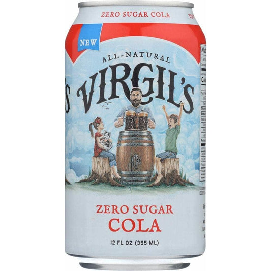 Virgils Virgils Zero Sugar Soda Cola 6-12 fl oz, 72 fl oz