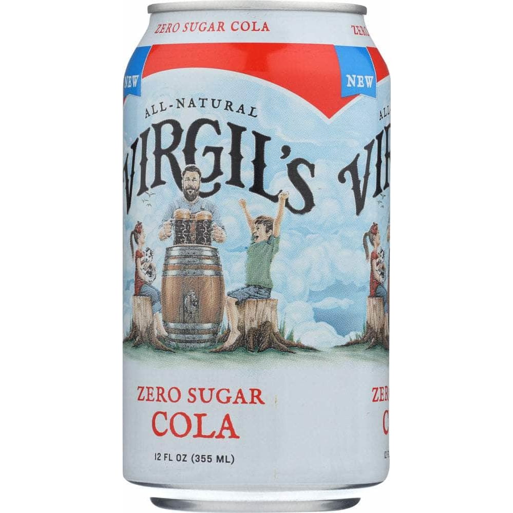 Virgils Virgils Zero Sugar Soda Cola 6-12 fl oz, 72 fl oz