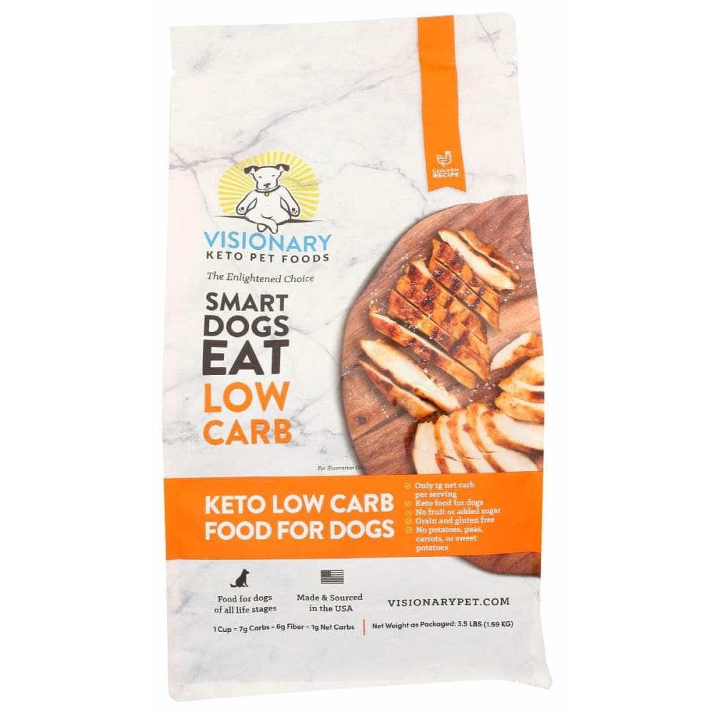 VISIONARY PET FOODS Pet > Dog Food VISIONARY PET FOODS Chicken Keto Low Carb Food For Dogs, 3.5 lb