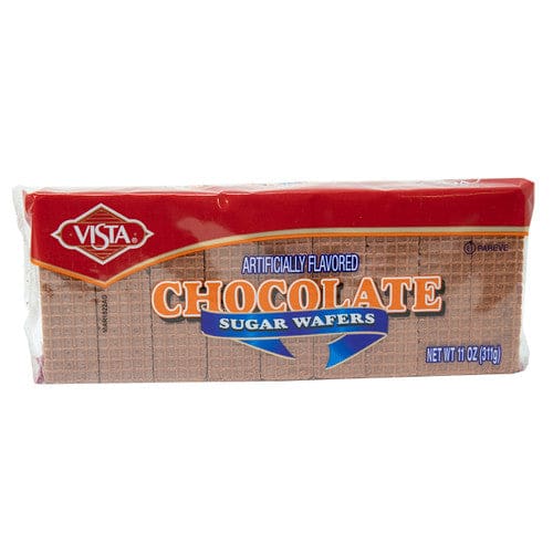 Vista Chocolate Sugar Wafers 11oz (Case of 12) - Snacks/Bulk Snacks - Vista