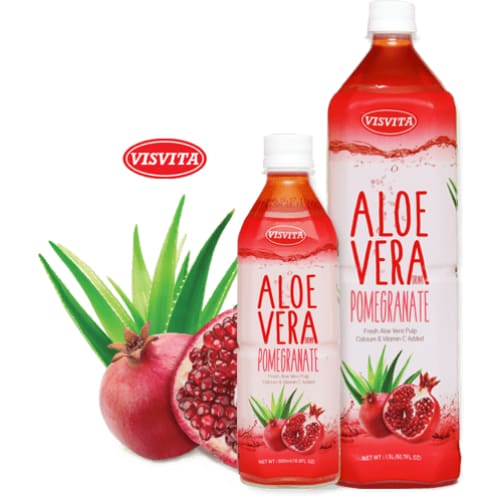 Visvita Visvita Drink Aloe Vera Pomegranate Flavor, 1.5 lt