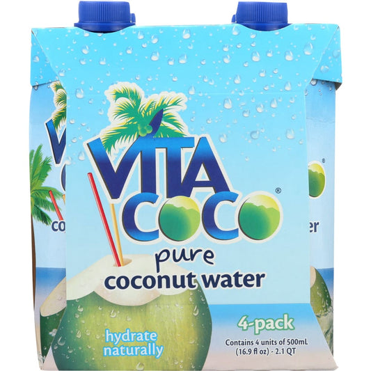 VITA COCO: Coconut Water Original 4pk 500 ml (Pack of 2) - Beverages > Juices - VITA COCO