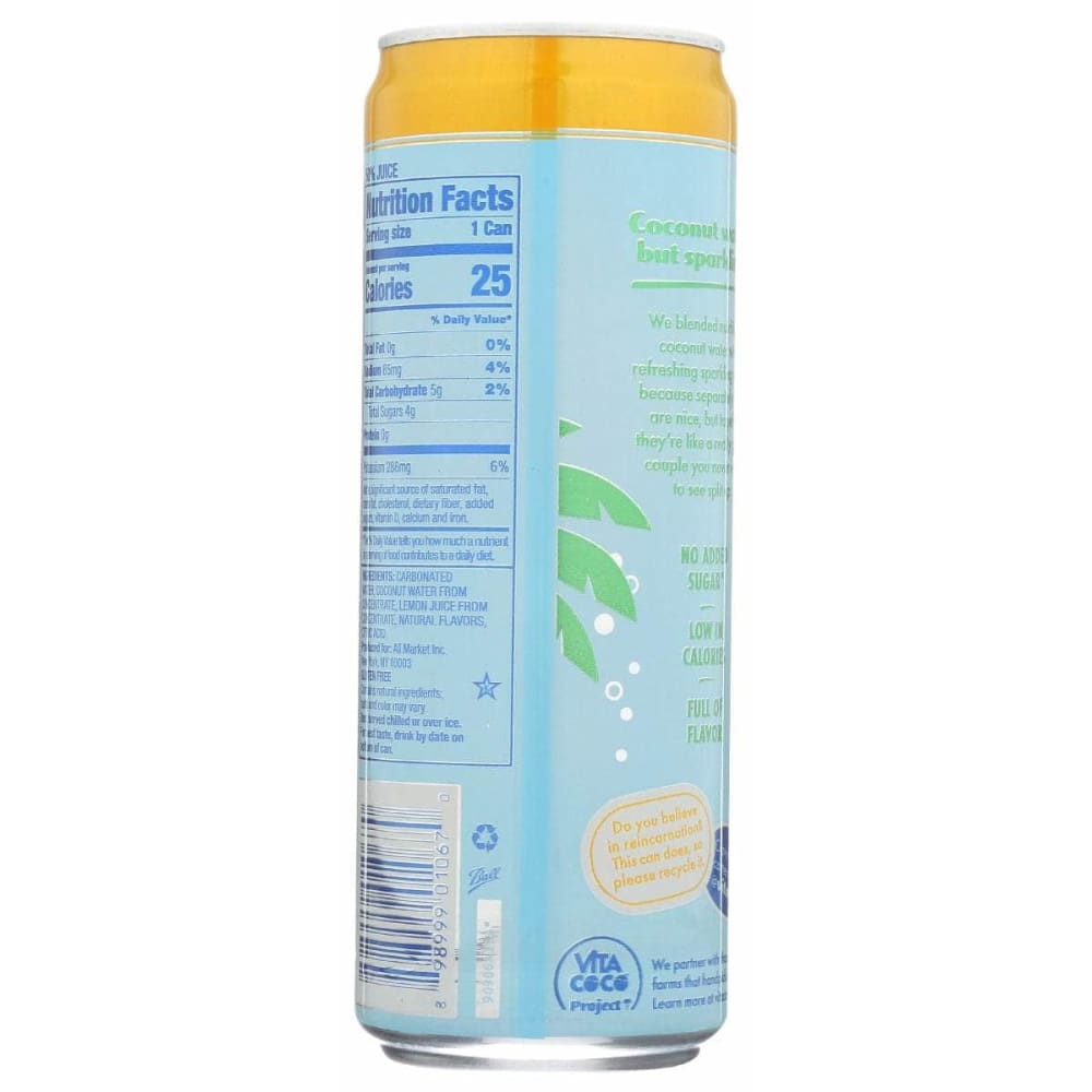 VITA COCO Grocery > Beverages > Juices VITA COCO Water Ccnt Sprk Lmn Gngr, 12 fo