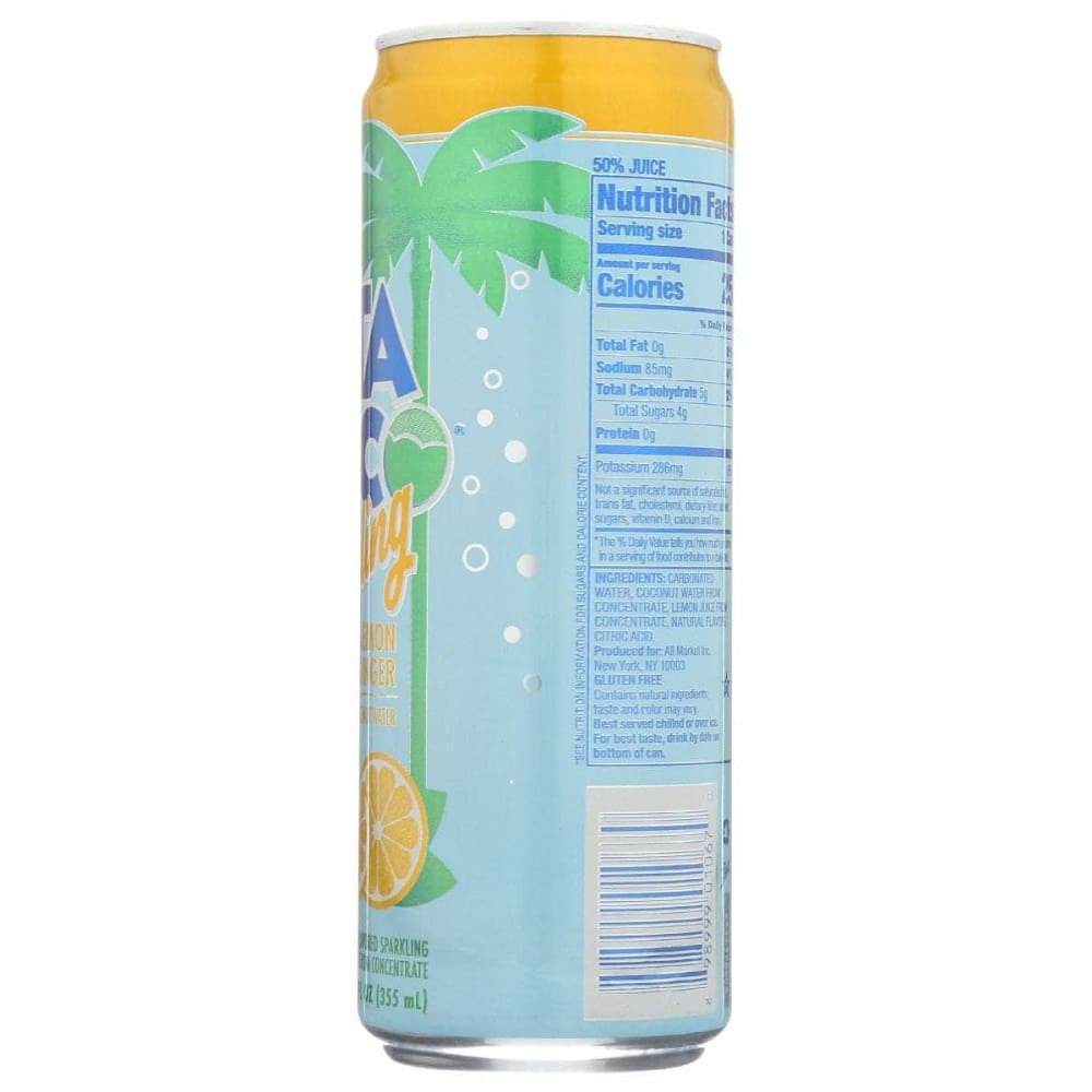 VITA COCO Grocery > Beverages > Juices VITA COCO Water Ccnt Sprk Lmn Gngr, 12 fo