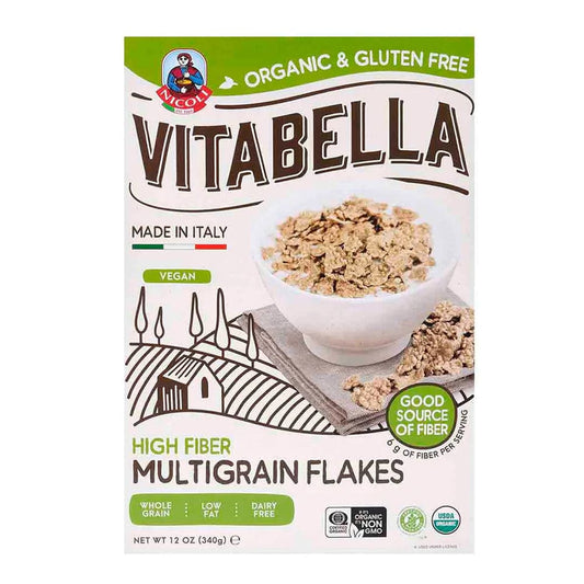 VITABELLA: Multigrain High Fibre Cereal 12 oz (Pack of 4) - Breakfast > Breakfast Foods - VITABELLA