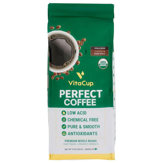 VITACUP: Coffee Whole Bean Perfect 10 oz - Beverages > Coffee Tea & Hot Cocoa - VITACUP