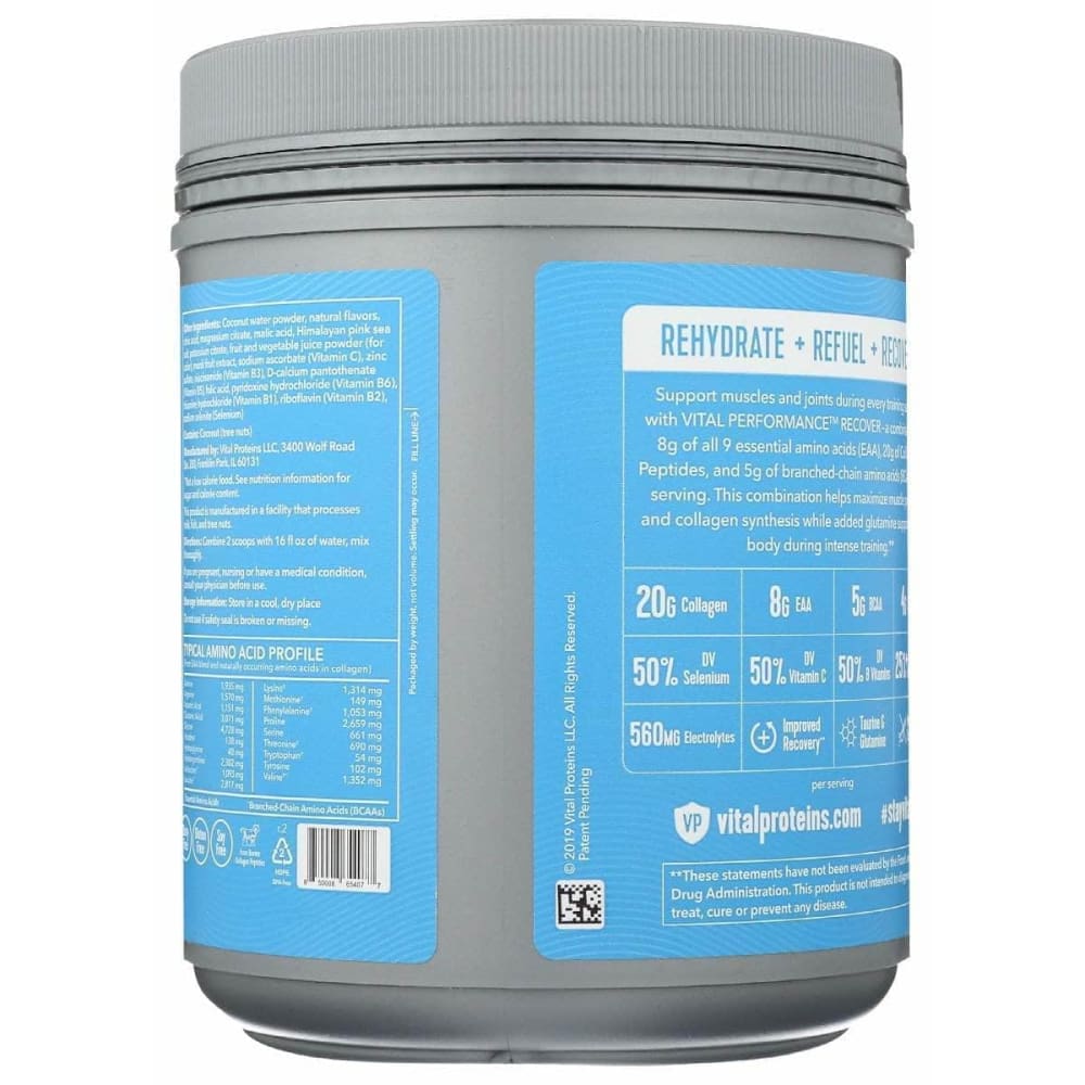 VITAL PROTEINS Vital Proteins Vital Performance Recover Watermelon Blueberry, 28.3 Oz