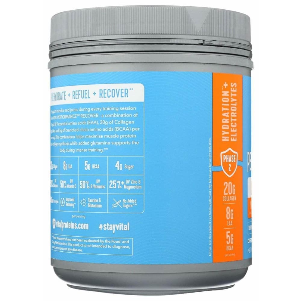 VITAL PROTEINS Vital Proteins Vital Performance Recover Yuzu Clementine, 27.5 Oz