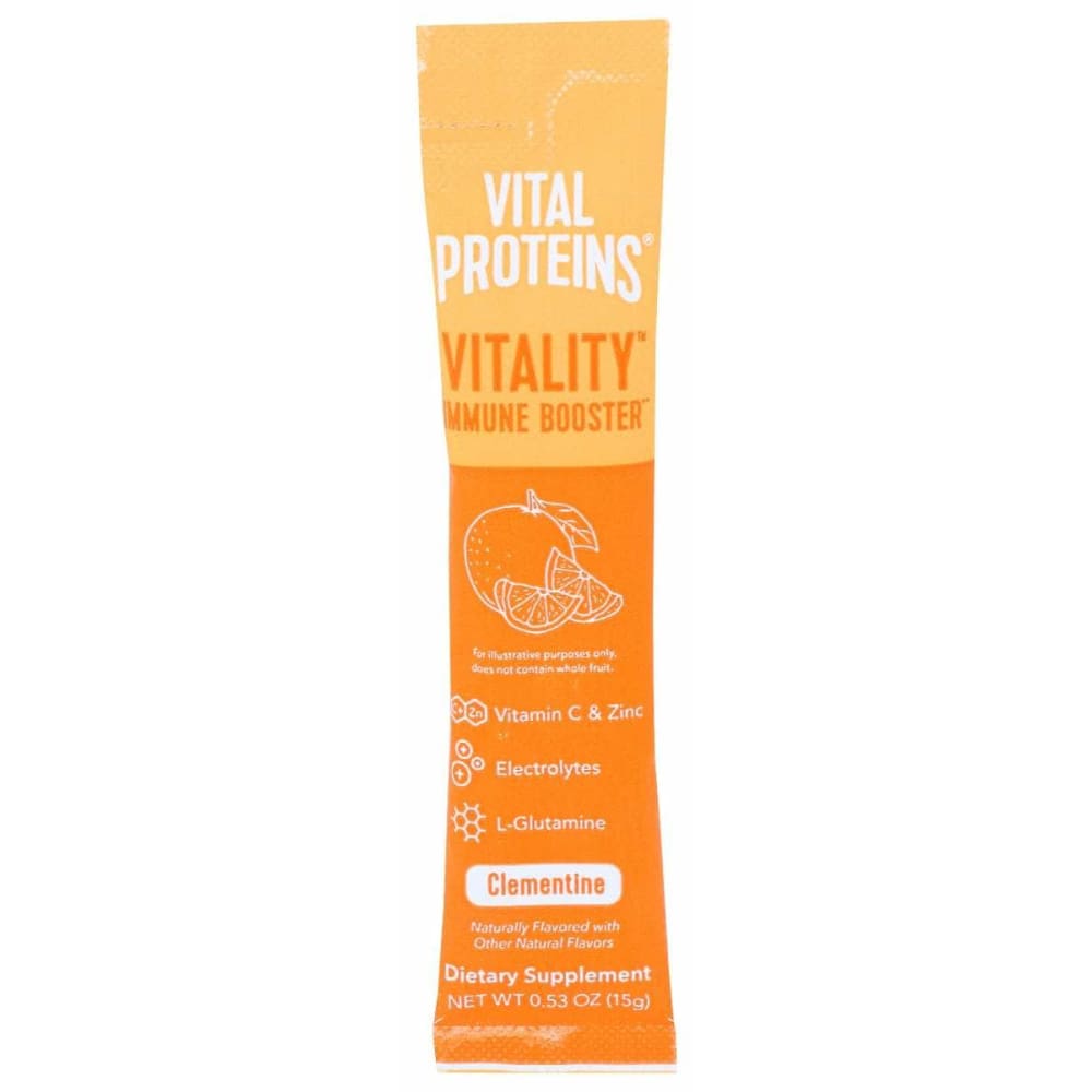 VITAL PROTEINS Vitamins & Supplements > Miscellaneous Supplements VITAL PROTEINS: Vitality Immune Booster Clementine, 15 gm