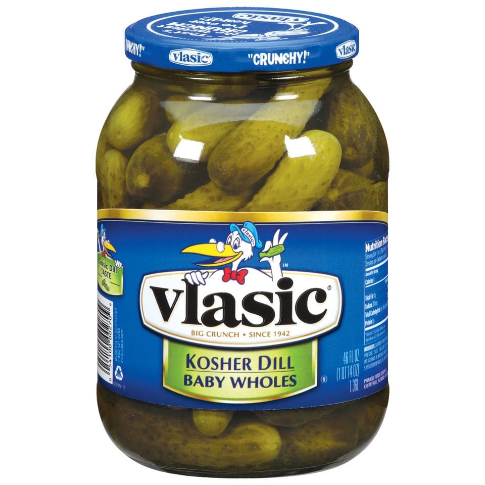 Vlasic Whole Baby Dill Pickles, 46 oz. ShelHealth
