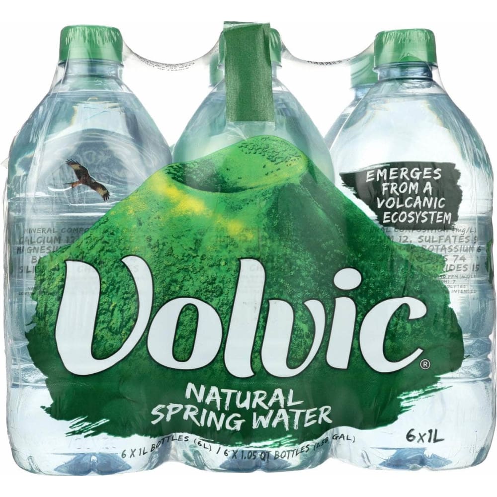 VOLVIC Grocery > Beverages > Water VOLVIC Natural Spring Water 6pk, 6 lt