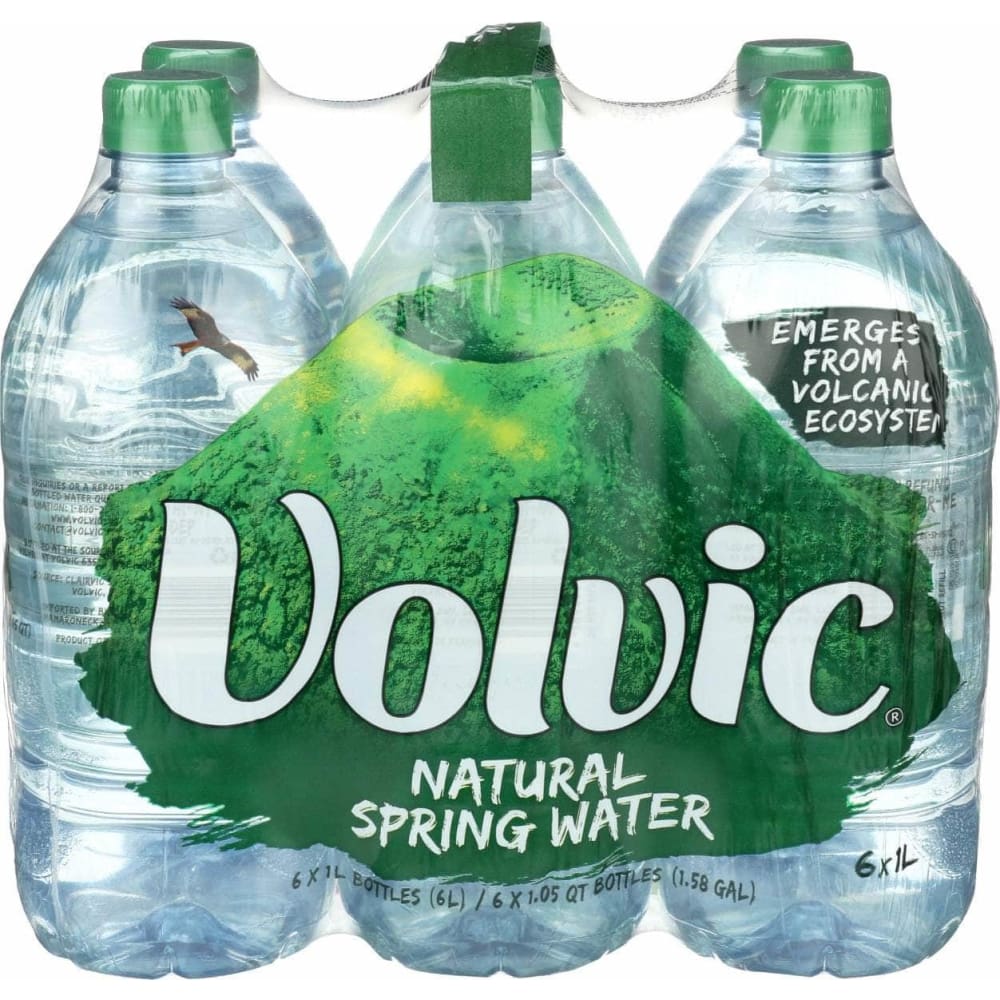 VOLVIC Grocery > Beverages > Water VOLVIC Natural Spring Water 6pk, 6 lt