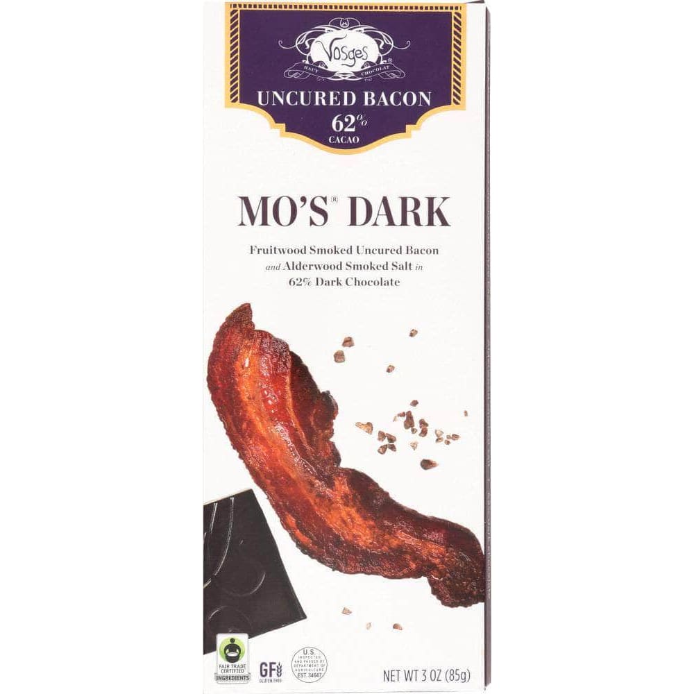Vosges Haut Vosges Haut Mo's Dark Chocolate Bacon Bar, 3 oz