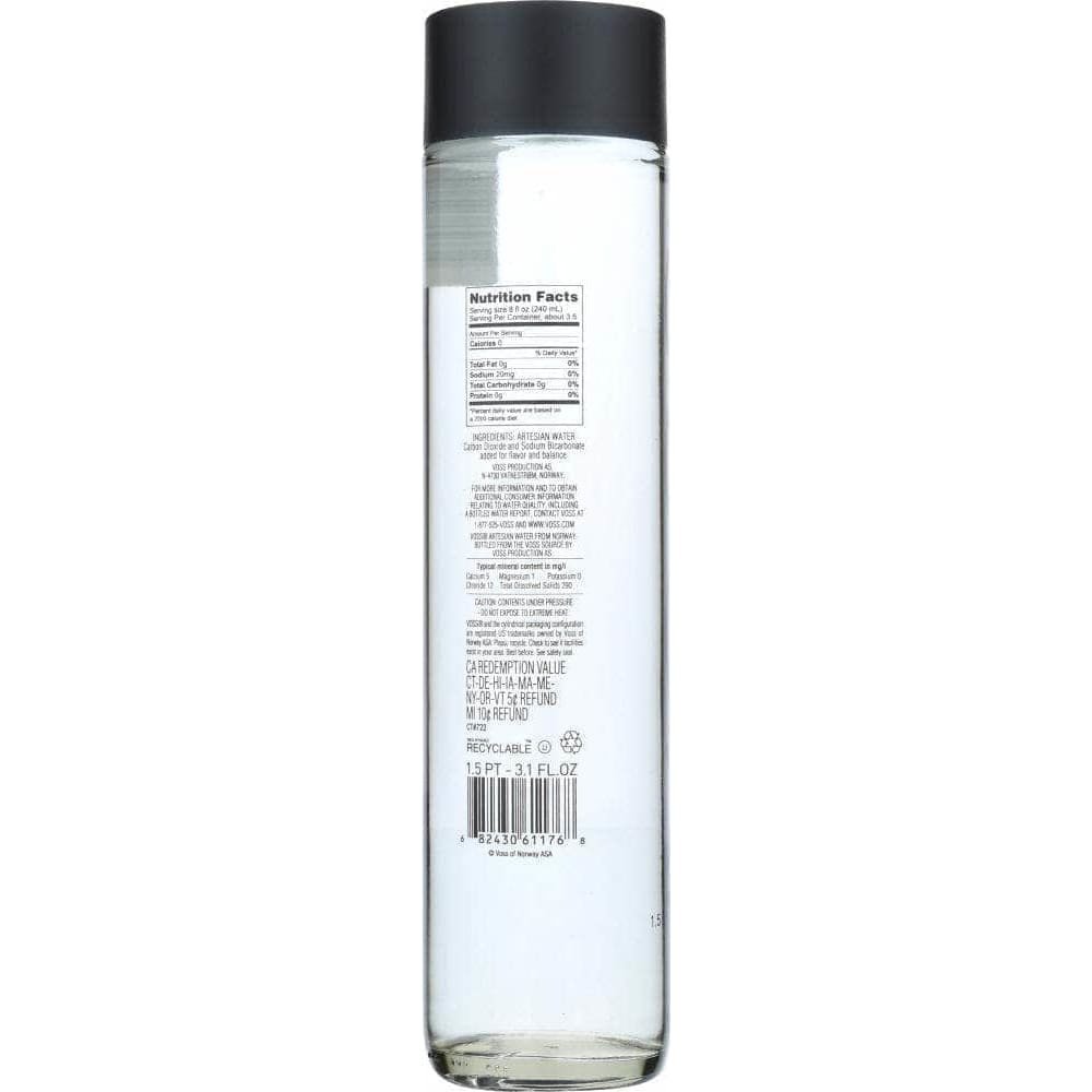 Voss Voss Artesian Sparkling Water, 27.1 fl oz