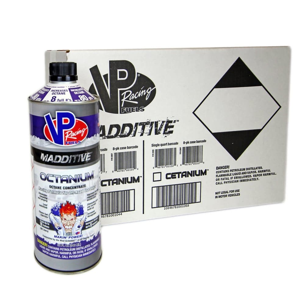 VP Racing Maddative Octanium Octane Concentrate (8-pack/32oz bottles) - Engine Oil & Fluids - VP