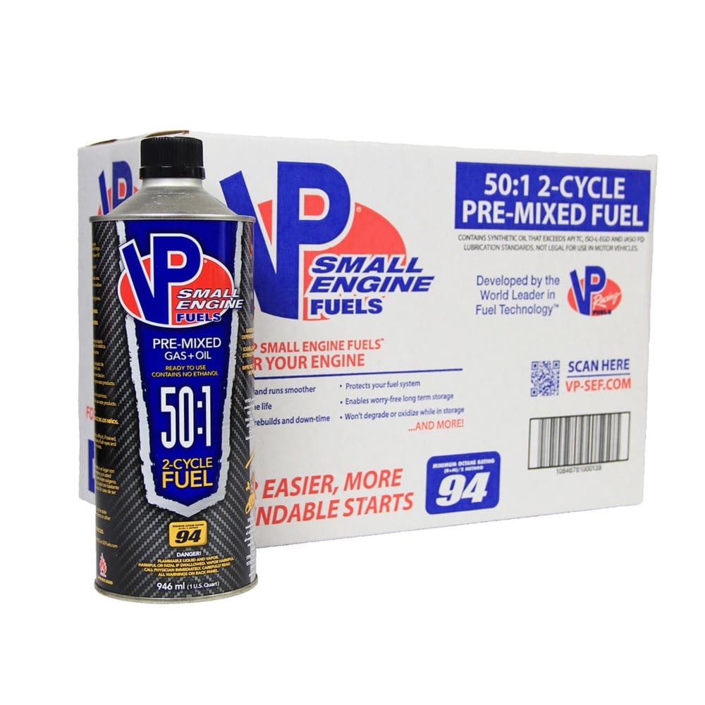VP Small Engine Fuels 50:1 Premixed Fuel (8-pack/32oz bottles) - Engine Oil & Fluids - VP