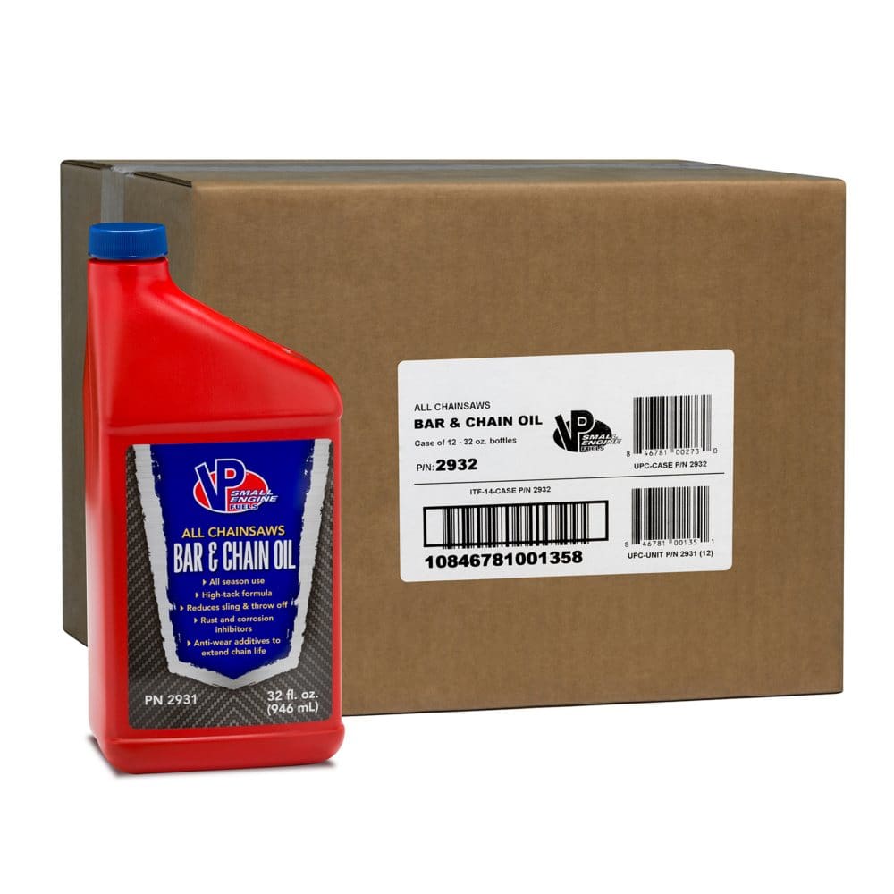 VP Small Engine Fuels Bar & Chain Oil (12-pack/32oz bottles) - Engine Oil & Fluids - VP