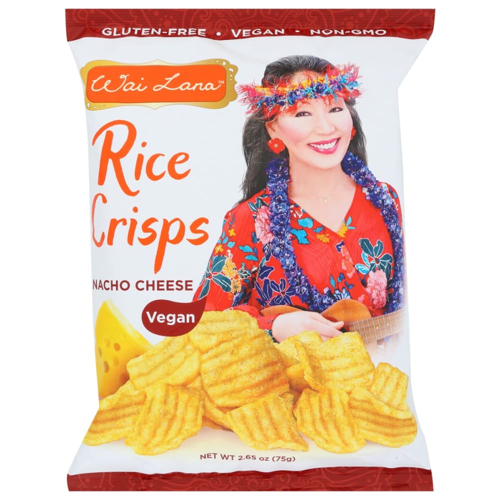 WAI LANA: Rice Crisps Nacho Cheese 2.65 oz (Pack of 5) - WAI LANA