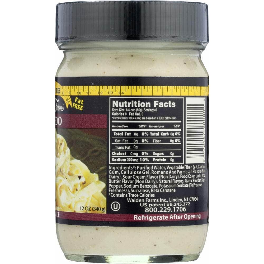 Walden Farms Walden Farms Calorie Free Pasta Sauce Alfredo, 12 oz