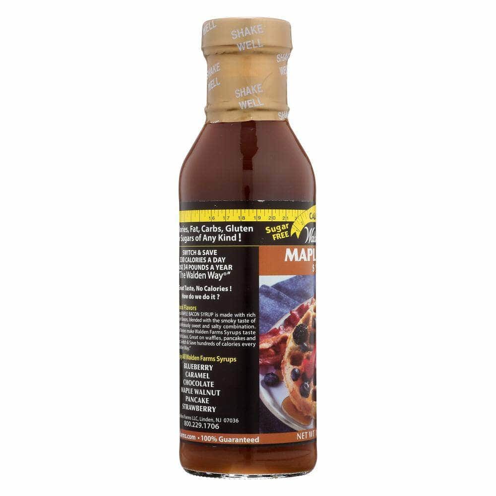 Walden Farms Maple Bacon Syrup, 12 Oz (Case of 4) ShelHealth