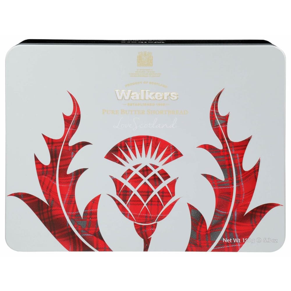WALKERS Grocery > Snacks > Cookies WALKERS Scottish Thistle Icon Shortbread Tin , 5.3 oz