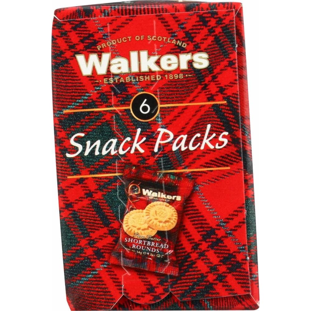 WALKERS Grocery > Snacks > Cookies WALKERS Shortbread Snack Pack, 7.2 oz