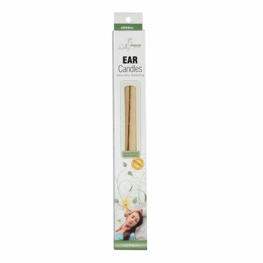 WALLYS NATURAL Wally'S Natural Products Herbal Beeswax Ear Candles, 2 Candles