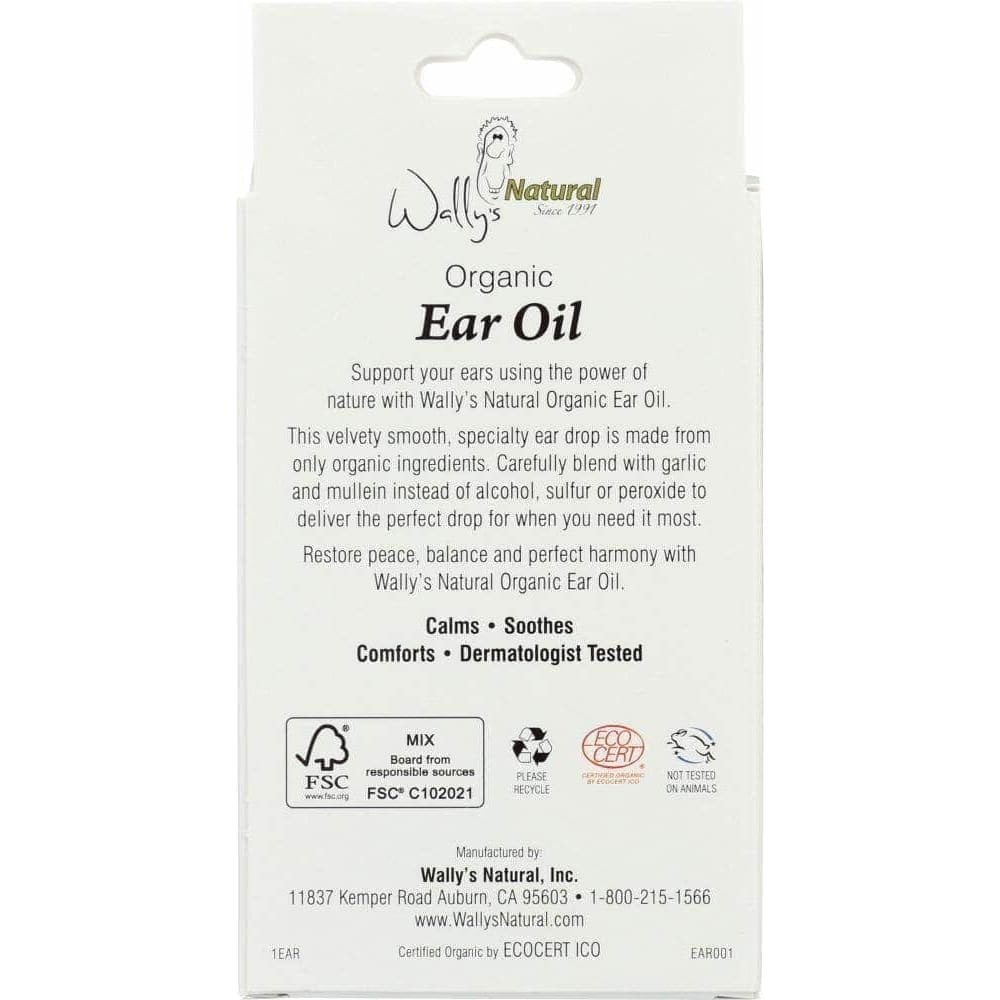 WALLYS NATURAL Wally'S Natural Products Organic Ear Oil, 1 Oz