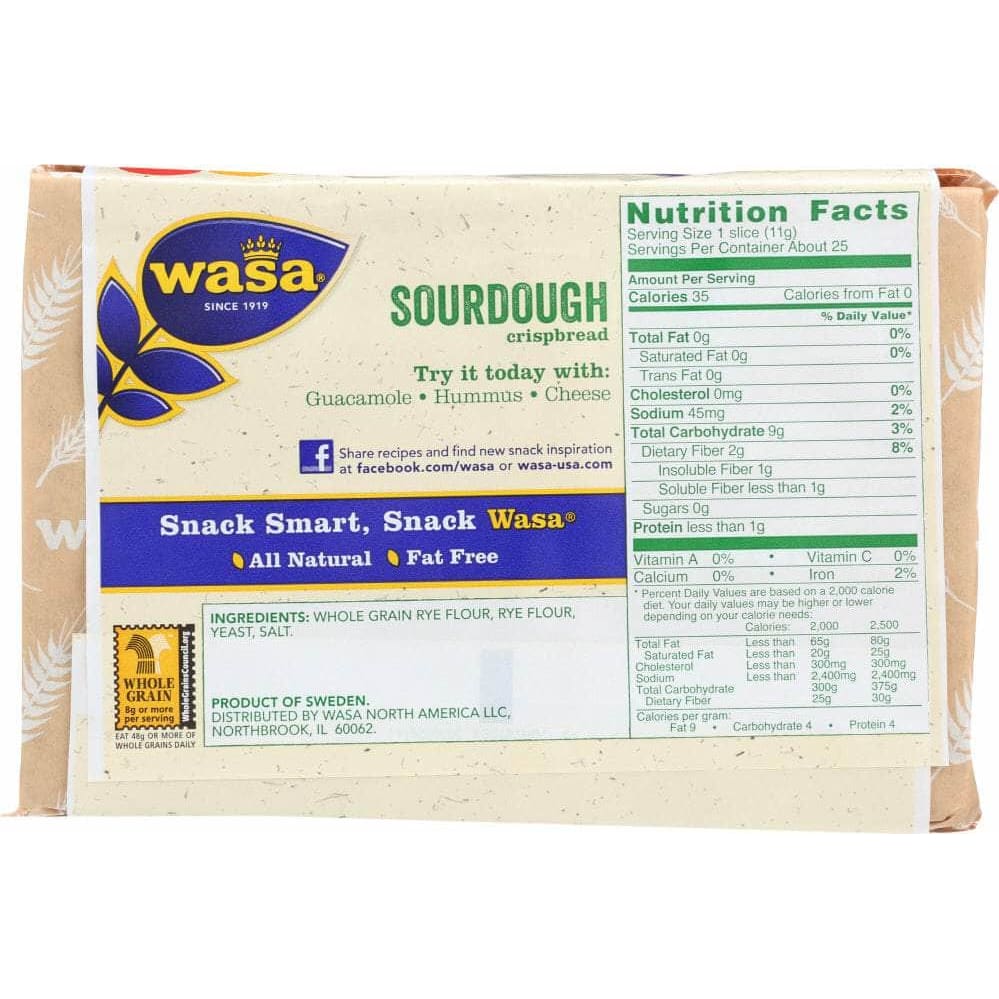 Wasa Wasa Sourdough Crispbread, 9.7 Oz