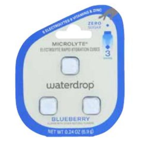 WATERDROP: Microlyte Blueberry 3pk 0.24 oz (Pack of 5) - Vitamins & Supplements > Sports Nutrition - WATERDROP