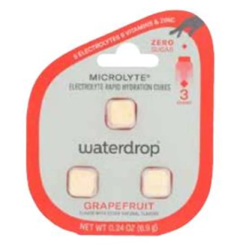 WATERDROP: Microlyte Grapefruit 3pk 0.24 oz (Pack of 5) - Vitamins & Supplements > Sports Nutrition - WATERDROP