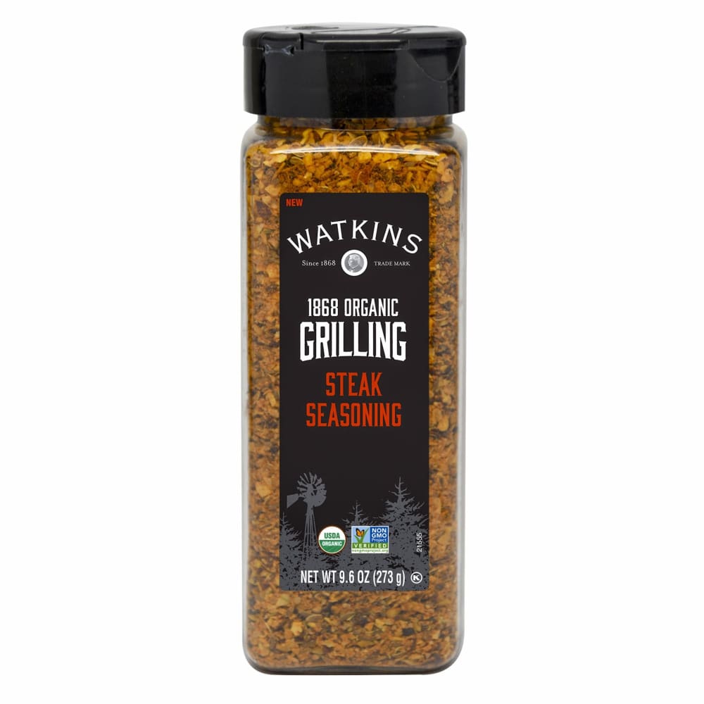 Watkins 1868 Organic Grilling Steak Seasoning 9.6 oz. - Home/Grocery Household & Pet/Canned & Packaged Food/Baking & Cooking Needs/Herbs
