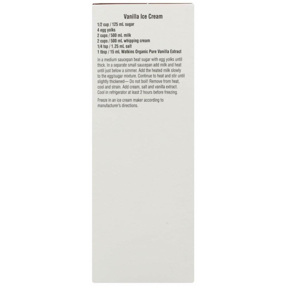 WATKINS Watkins Extract Pure Vanilla Org, 2 Fo