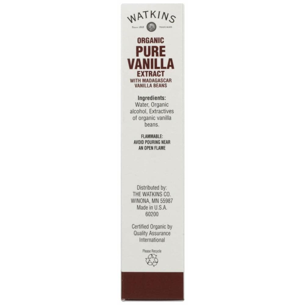 WATKINS Watkins Extract Pure Vanilla Org, 2 Fo