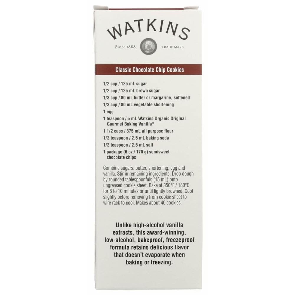 WATKINS Watkins Extract Vanilla Bak Org, 2 Fo