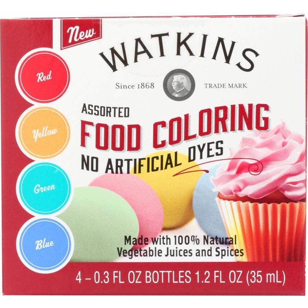 Watkins Watkins FOOD COLORING ASSRTD 4PK (1.200 FO)