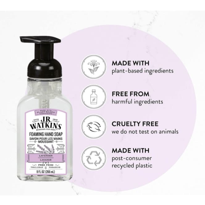 WATKINS Bath & Body > Hand Soaps WATKINS Lavender Foaming Hand Soap, 9 fo
