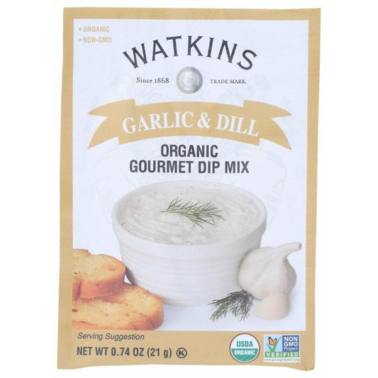 WATKINS Watkins Mix Garlic Dip Org, 0.74 Oz