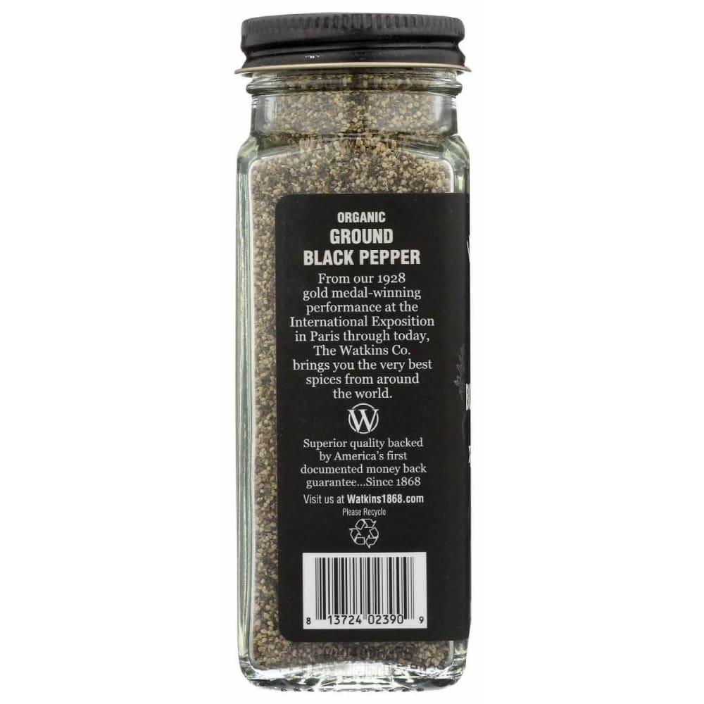 WATKINS Watkins Organic Ground Black Pepper, 2.8 Oz