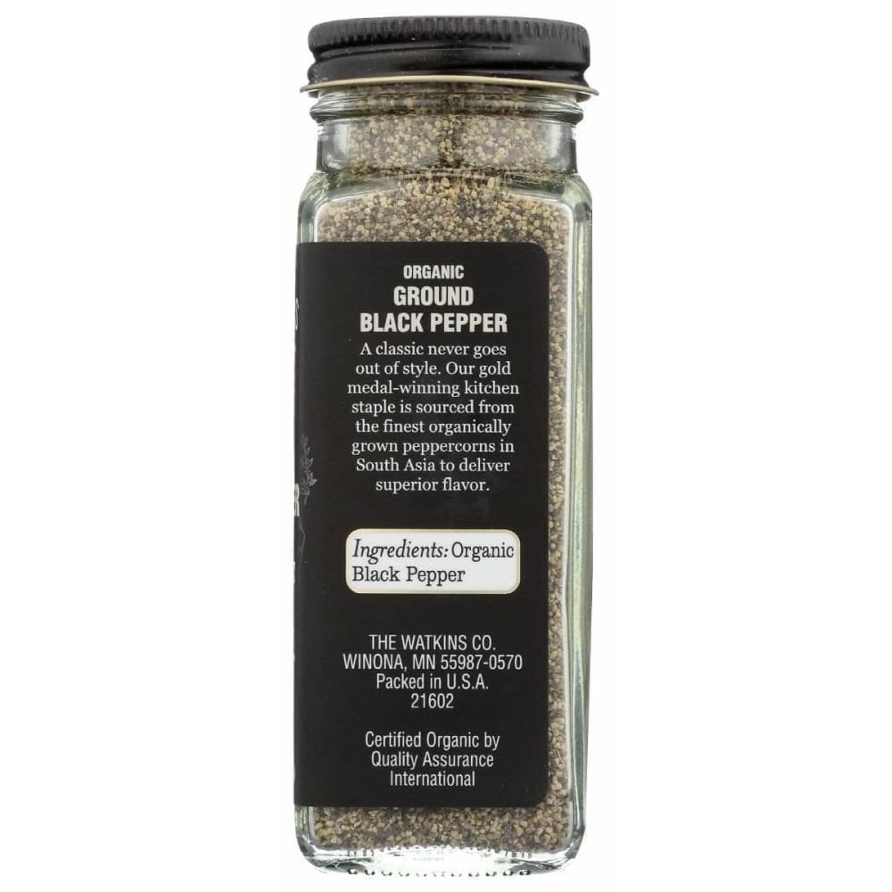 WATKINS Watkins Organic Ground Black Pepper, 2.8 Oz