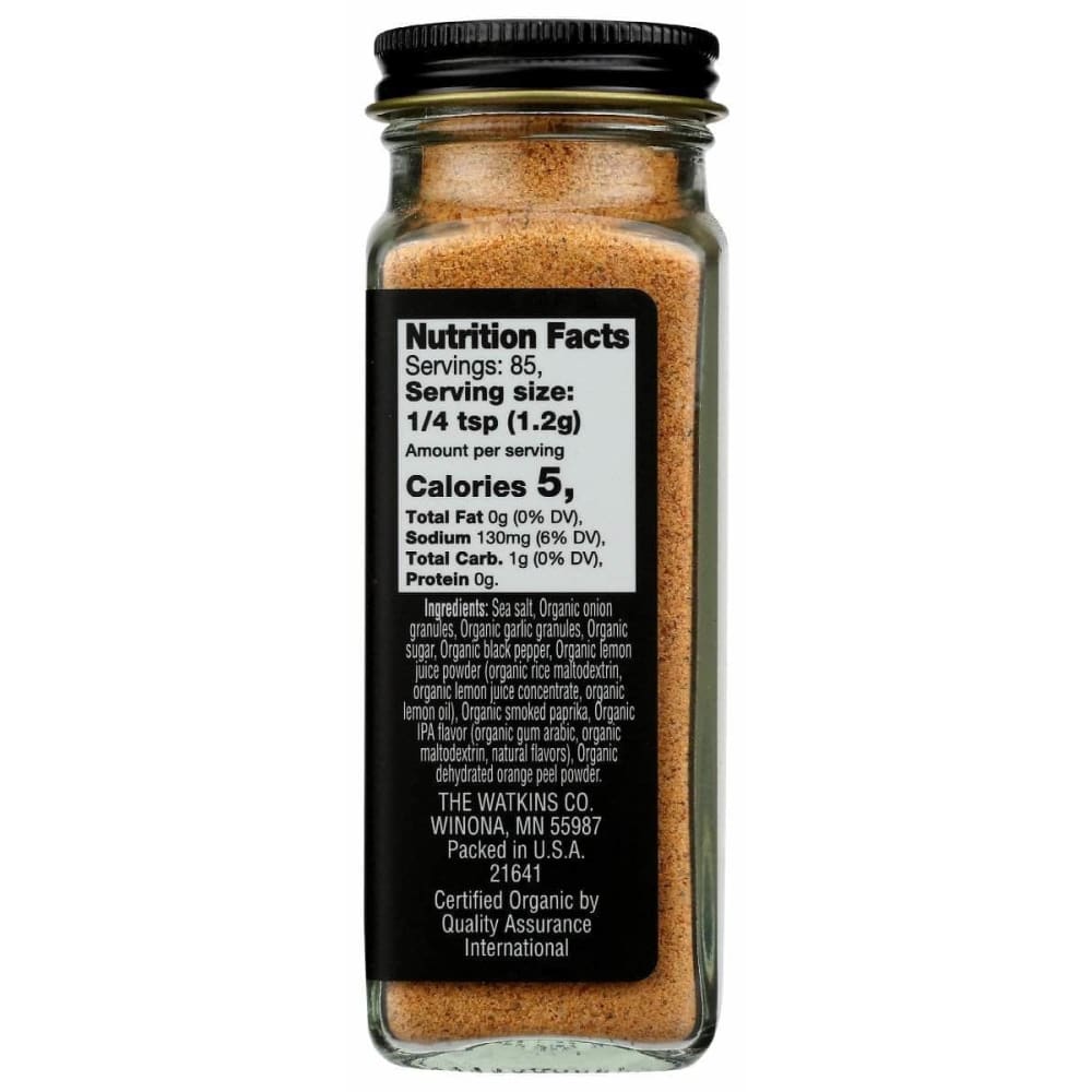 WATKINS Watkins Organic Ipa Seasoning, 3.6 Oz