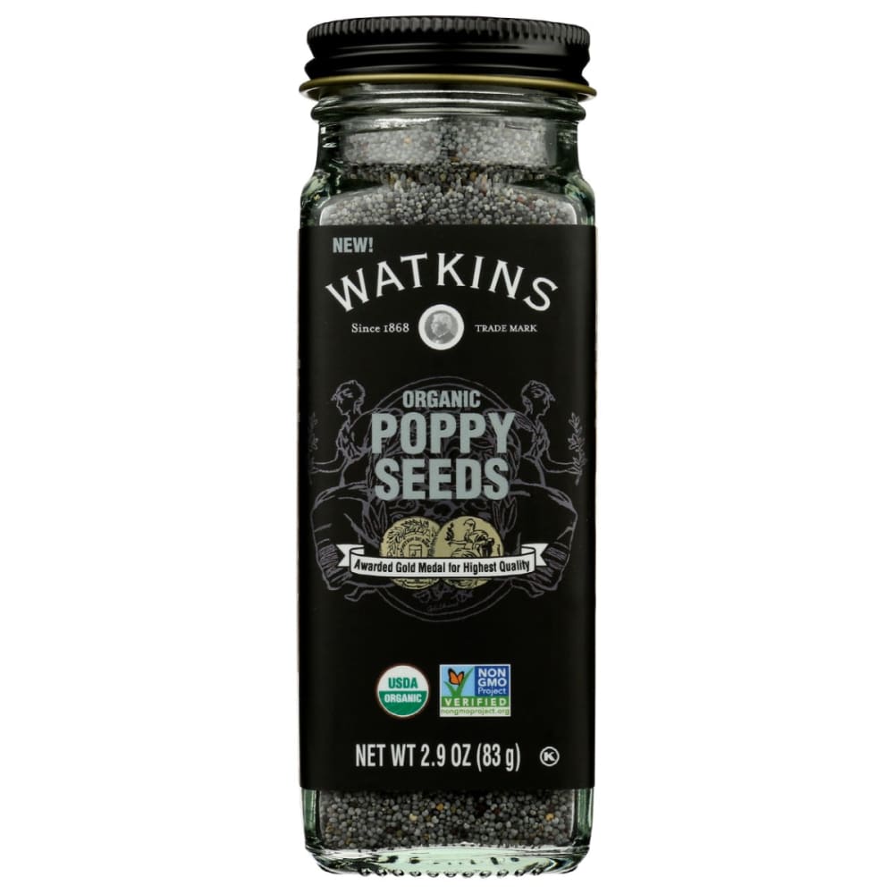 WATKINS: Organic Poppy Seeds 2.9 oz (Pack of 4) - Grocery > Cooking & Baking > Seasonings - WATKINS