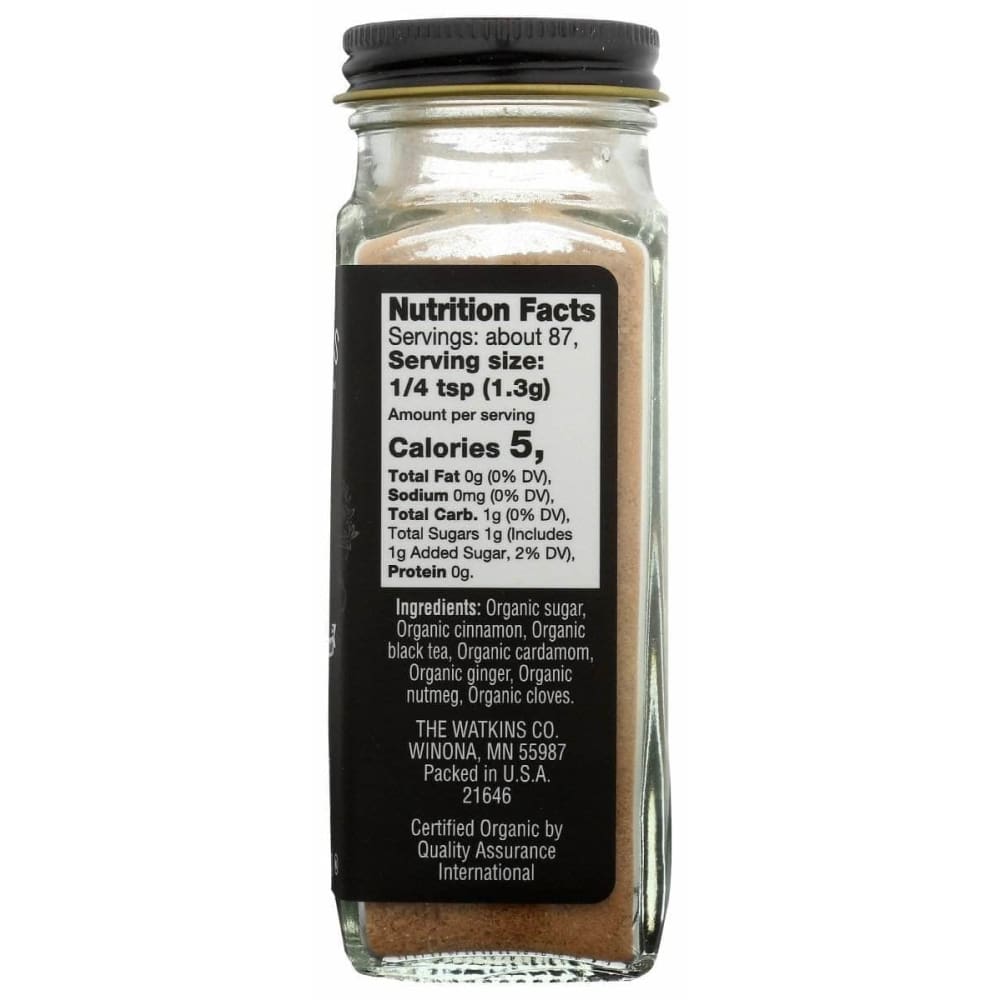 WATKINS Watkins Powder Chai Org, 4 Oz