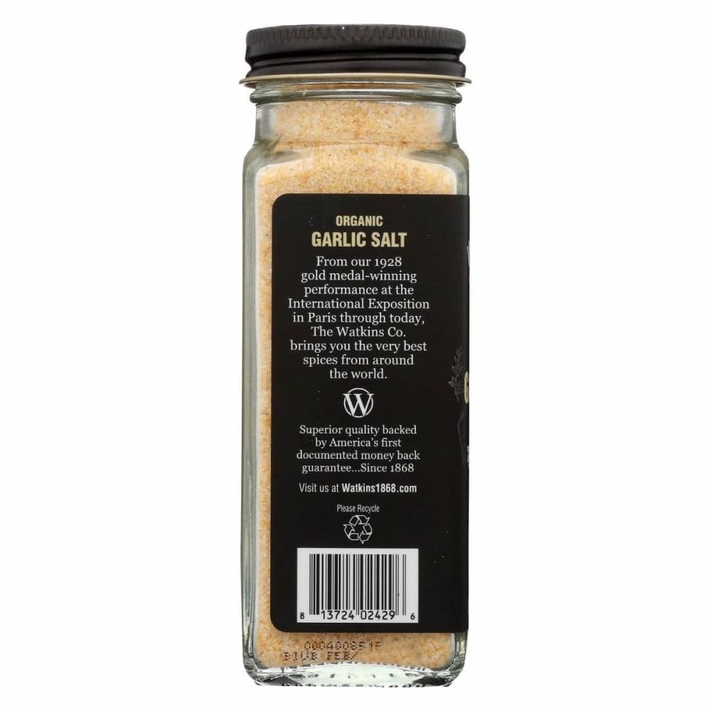 WATKINS Watkins Salt Garlic Org, 4.97 Oz