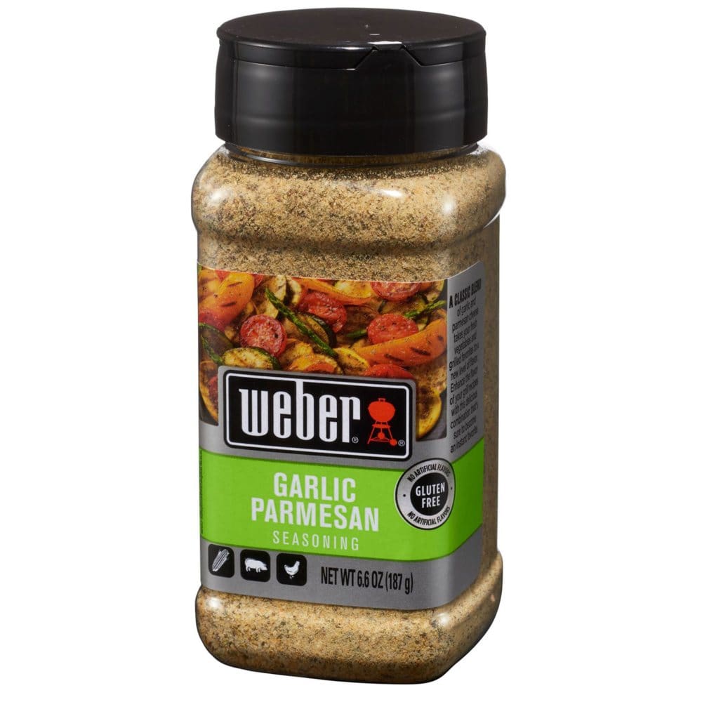 Weber Garlic Parmesan Seasoning (6.6 oz.) (Pack of 2) - Baking - Weber