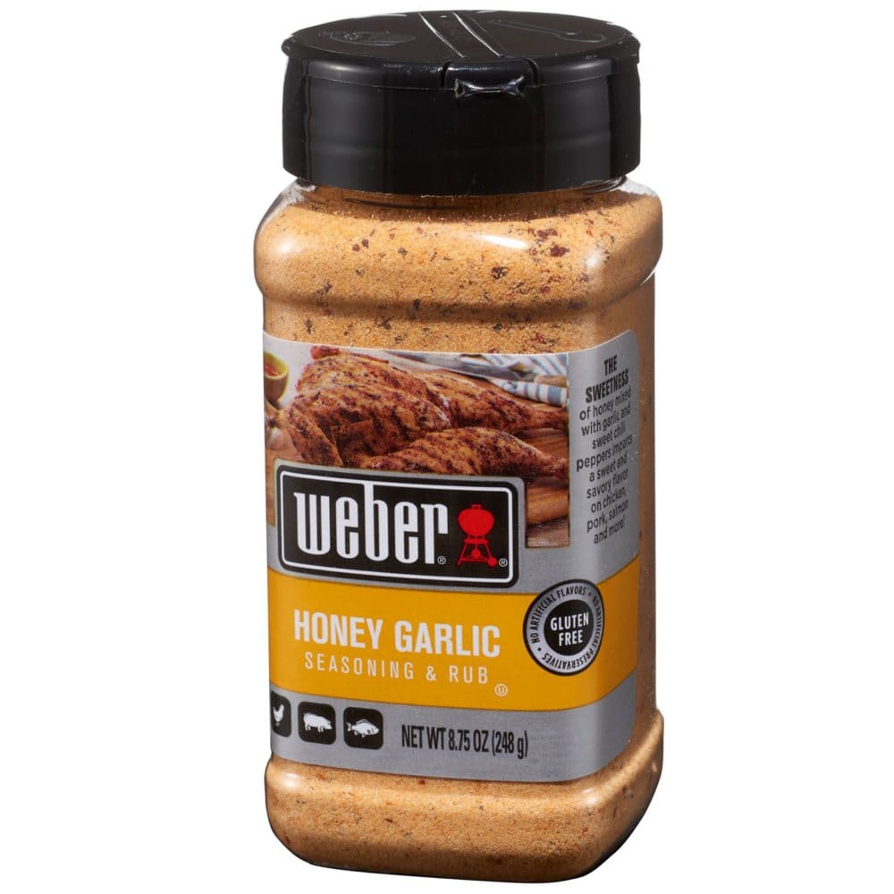 Weber Honey Garlic Seasoning and Rub (8.75 oz.) (Pack of 2) - Baking - Weber
